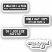 Motorradhelm I Aufkleber (Vorderseite)