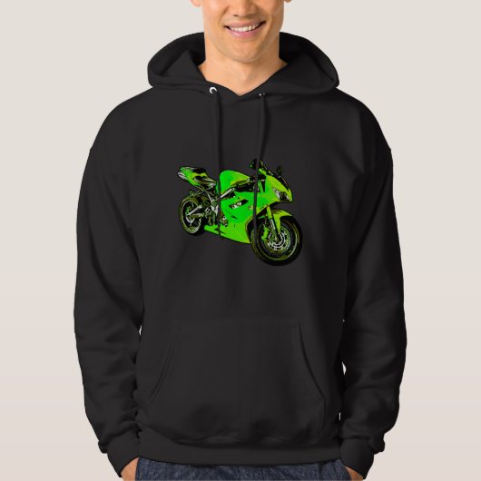 Motorradhoodie Hoodie (Vorderseite)
