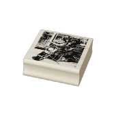 Motorradhund Gummistempel (Stempel)