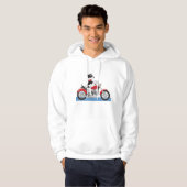 Motorradhund Hoodie (Vorne ganz)