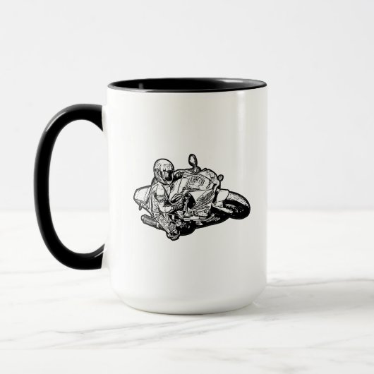 Motorradkaffee-Tasse Tasse (Links)