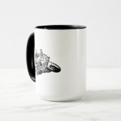 Motorradkaffee-Tasse Tasse (Vorderseite Links)