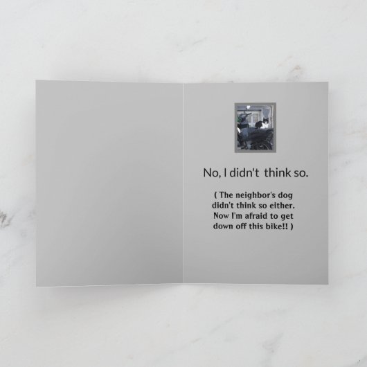 MOTORRADKATZE/SPASS (Innenseite)