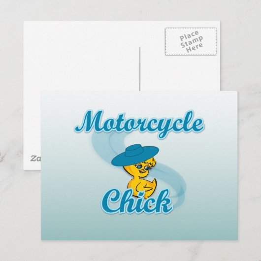 Motorradkick #3 postkarte (Vorne/Hinten)