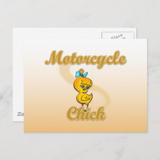 Motorradkick Postkarte (Vorne/Hinten)