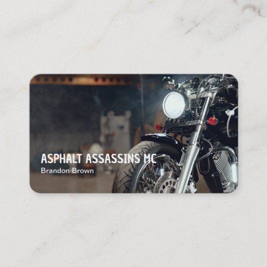 Motorradklub Visitenkarte (Vorderseite)