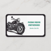 Motorradklub Visitenkarte (Vorderseite)
