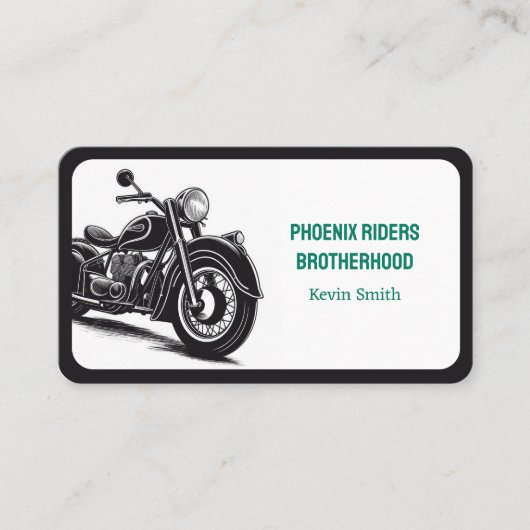 Motorradklub Visitenkarte (Vorderseite)