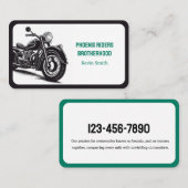 Motorradklub Visitenkarte (Vorne/Hinten)