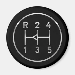 Motorradknopf, Schaltmuster Magnet