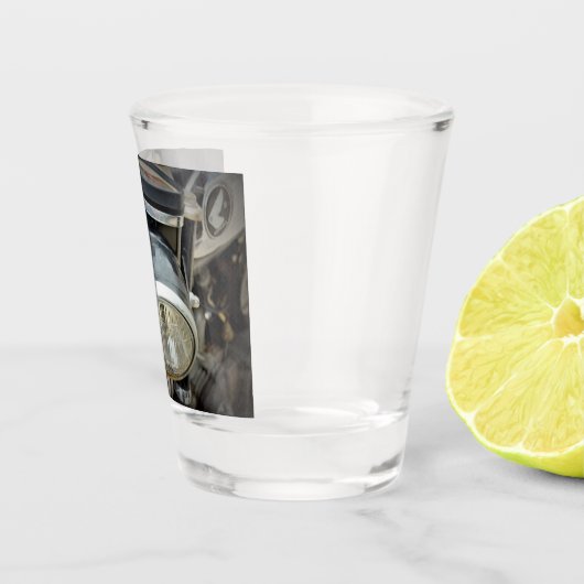 Motorradlampe Schnapsglas (Rechts)