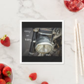 Motorradlampe Serviette (Beispiel)