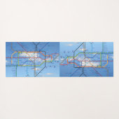 Motorradlenkdiagramm. Yogamatte (Rückseite (Horizontal))