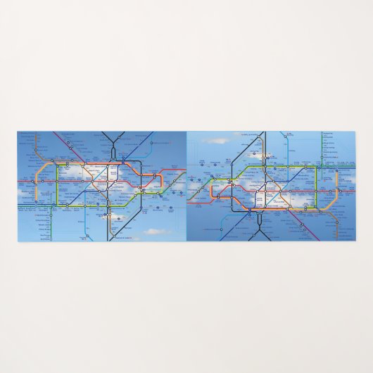 Motorradlenkdiagramm. Yogamatte (Rückseite (Horizontal))