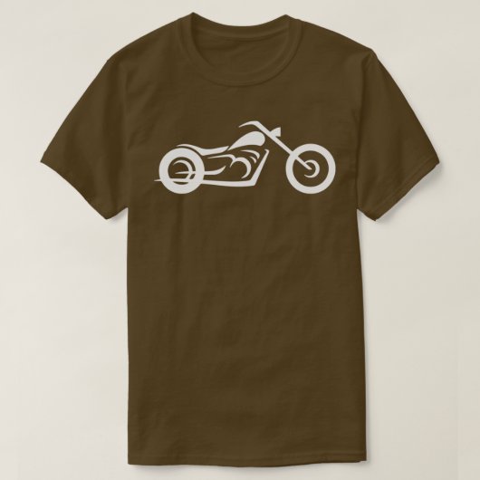 Motorradlinie Zeichnend schwarz T-Shirt (Design vorne)