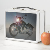 Motorradlunchbox Metall Brotdose (Beispiel)