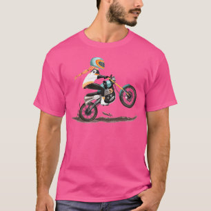 Motorradmädchen T-Shirt