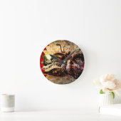 Motorradmanie Runde Wanduhr (Zuhause)