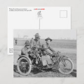 Motorradmaschinenleuchte Postkarte (Vorne/Hinten)