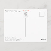 Motorradmaschinenleuchte Postkarte (Rückseite)