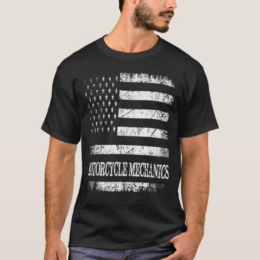 Motorradmechanik T-Shirt (Vorderseite)