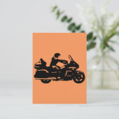 Motorradmoto Postkarte (Stehend Vorderseite)