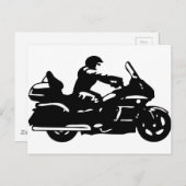 Motorradmoto Postkarte (Vorne/Hinten)