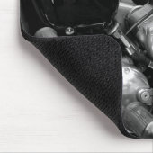Motorradmotor Mousepad (Ecke)