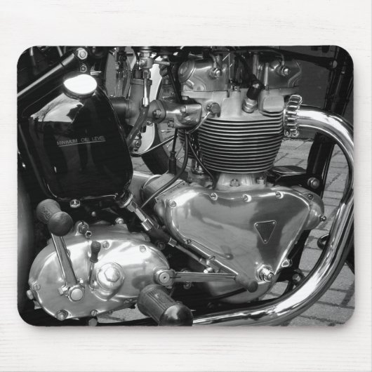 Motorradmotor Mousepad (Vorne)
