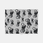 Motorradmuster Fleecedecke (Vorderseite (Horizontal))