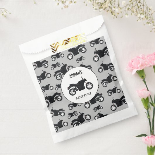 Motorradmuster - Geburtsdatum Geschenktütchen (Versiegelt)