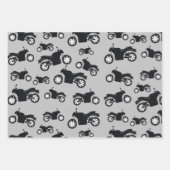 Motorradmuster Geschenkpapier Set (Vorderseite)