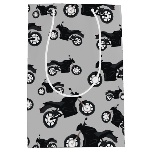 Motorradmuster Mittlere Geschenktüte (Vorderseite)
