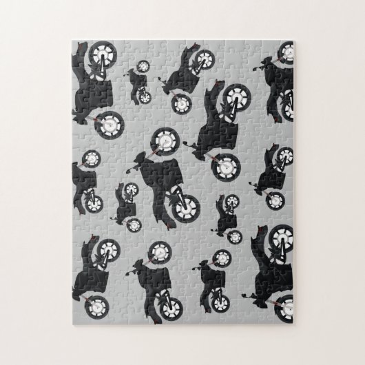 Motorradmuster Puzzle (Vertikal)
