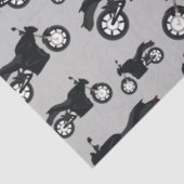 Motorradmuster Seidenpapier (Ausschnitt)
