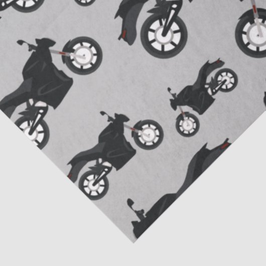 Motorradmuster Seidenpapier (Ausschnitt)