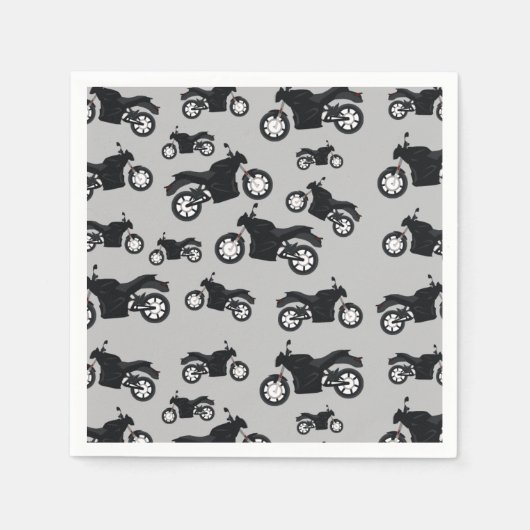 Motorradmuster Serviette (Vorderseite)