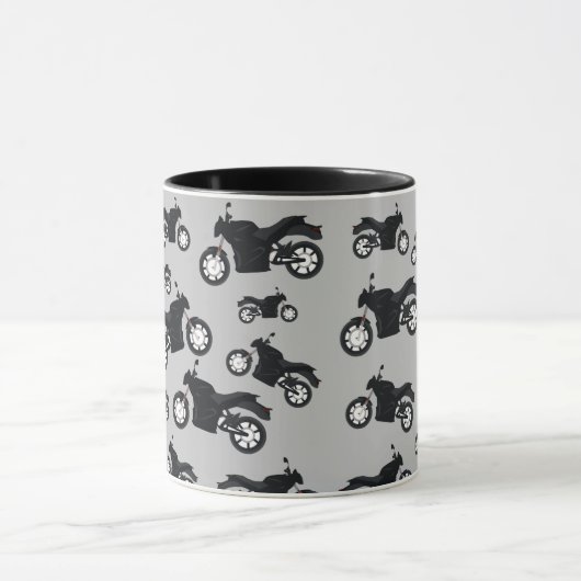 Motorradmuster Tasse (Zentrum)