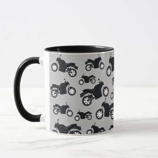 Motorradmuster Tasse (Links)