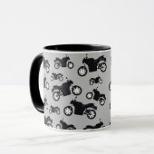 Motorradmuster Tasse (Vorderseite Links)