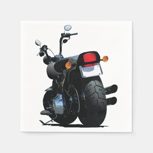 Motorradpapier Napkins Serviette (Vorderseite)