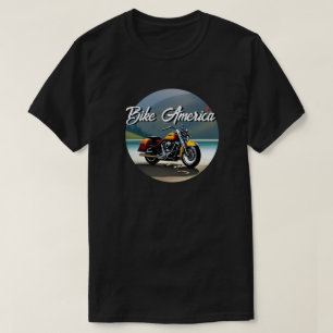 Motorradparkplatz am See T-Shirt