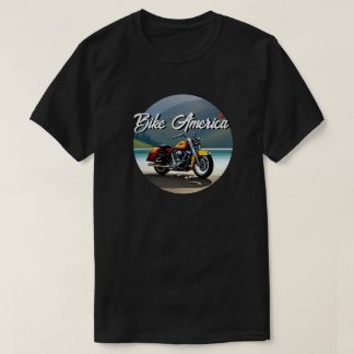 Motorradparkplatz am See T-Shirt