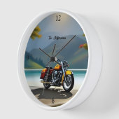 Motorradparkplatz am See Uhr (Winkel)