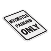 Motorradparkplatz nur lustig magnet (Rechte Seite)