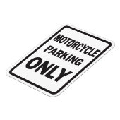 Motorradparkplatz nur lustig magnet (Linke Seite)