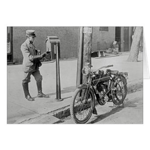 Motorradpostbote, 1909