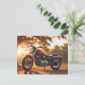 Motorradpostkarte Postkarte (Stehend Vorderseite)
