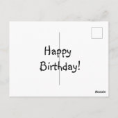 Motorradpostkarte Postkarte (Rückseite)