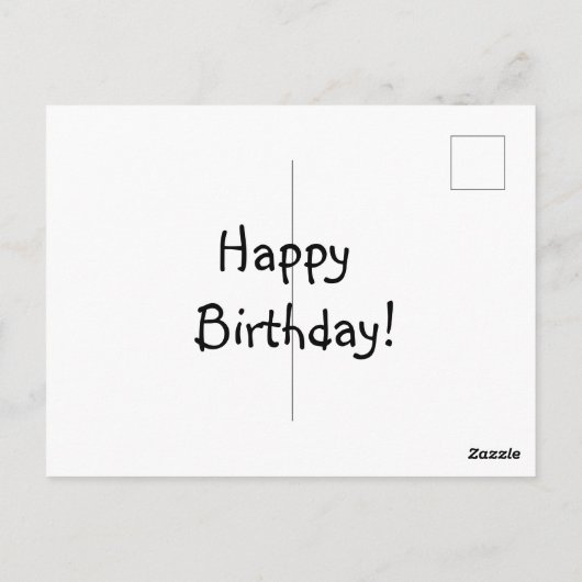 Motorradpostkarte Postkarte (Rückseite)